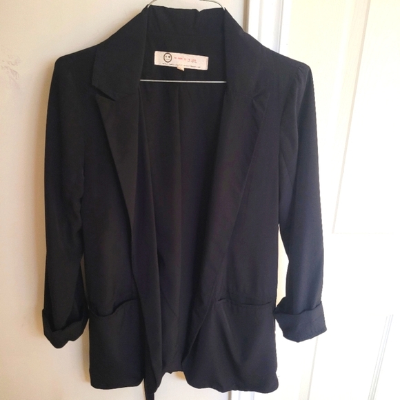 Women's Straight Fit Blazer Jacket - Picture 1 of 4